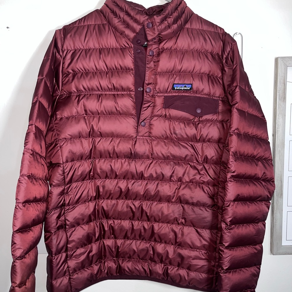 Patagonia Down Snap-T Pullover Drumfire Red